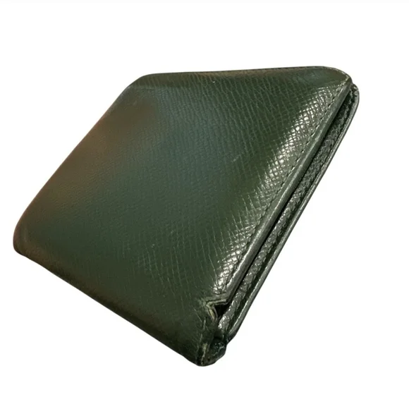 Louis Vuitton Unisex Leather Wallet W Coin Pouch Forest Green - Picture 3 of 7